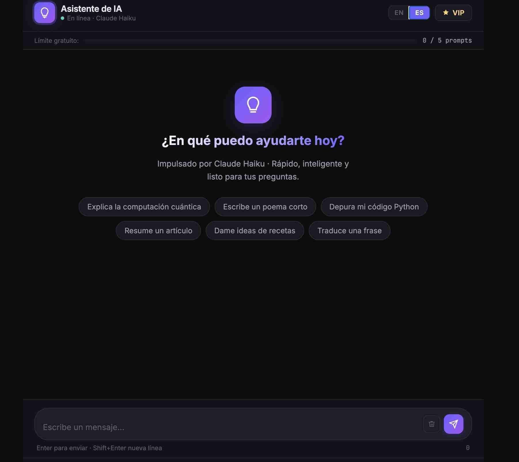 AI Chat Assistant Online · Multi-model